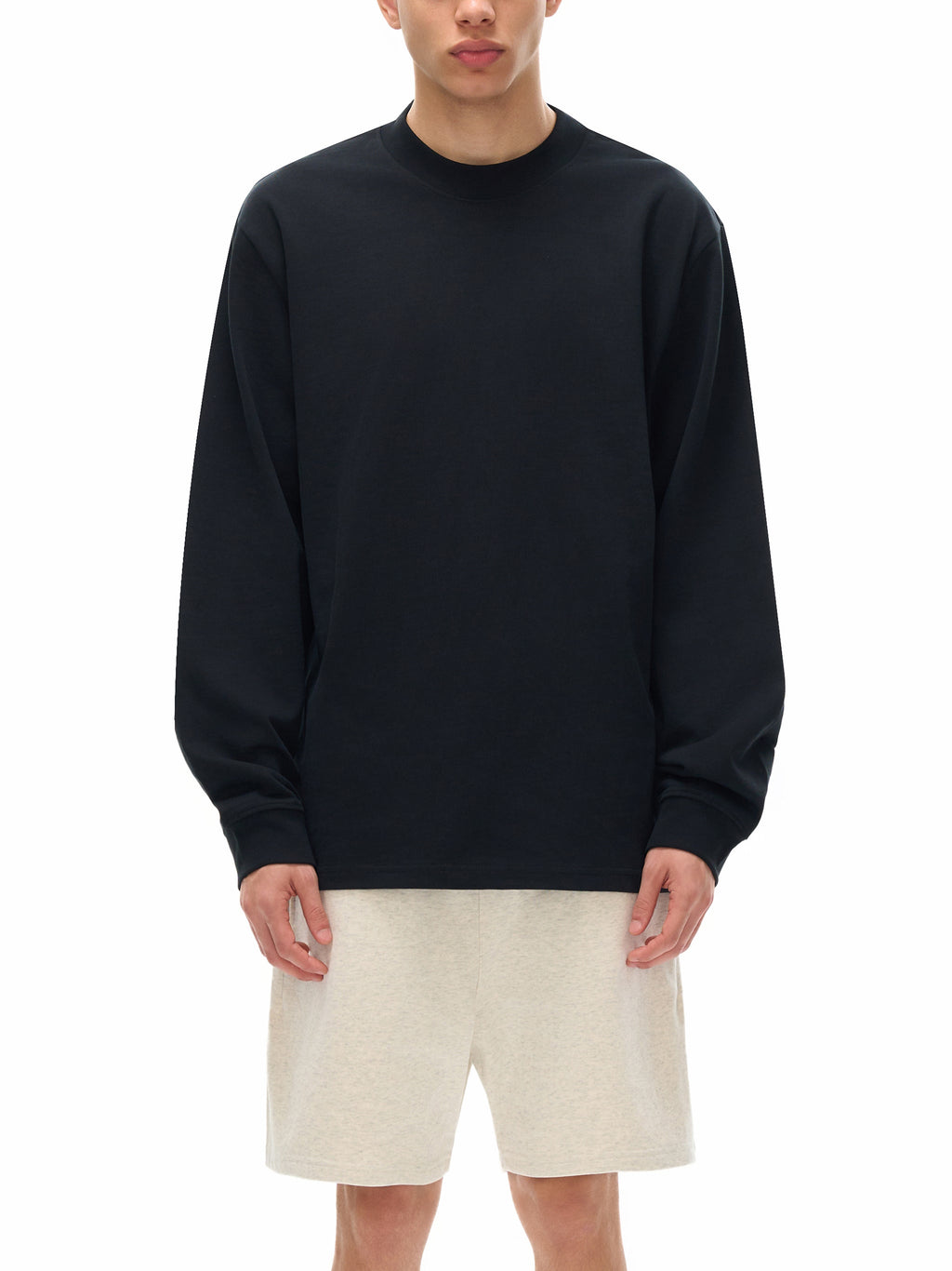 Essential Non - Shrink Mock Neck Sweatshirt - Arma Dei