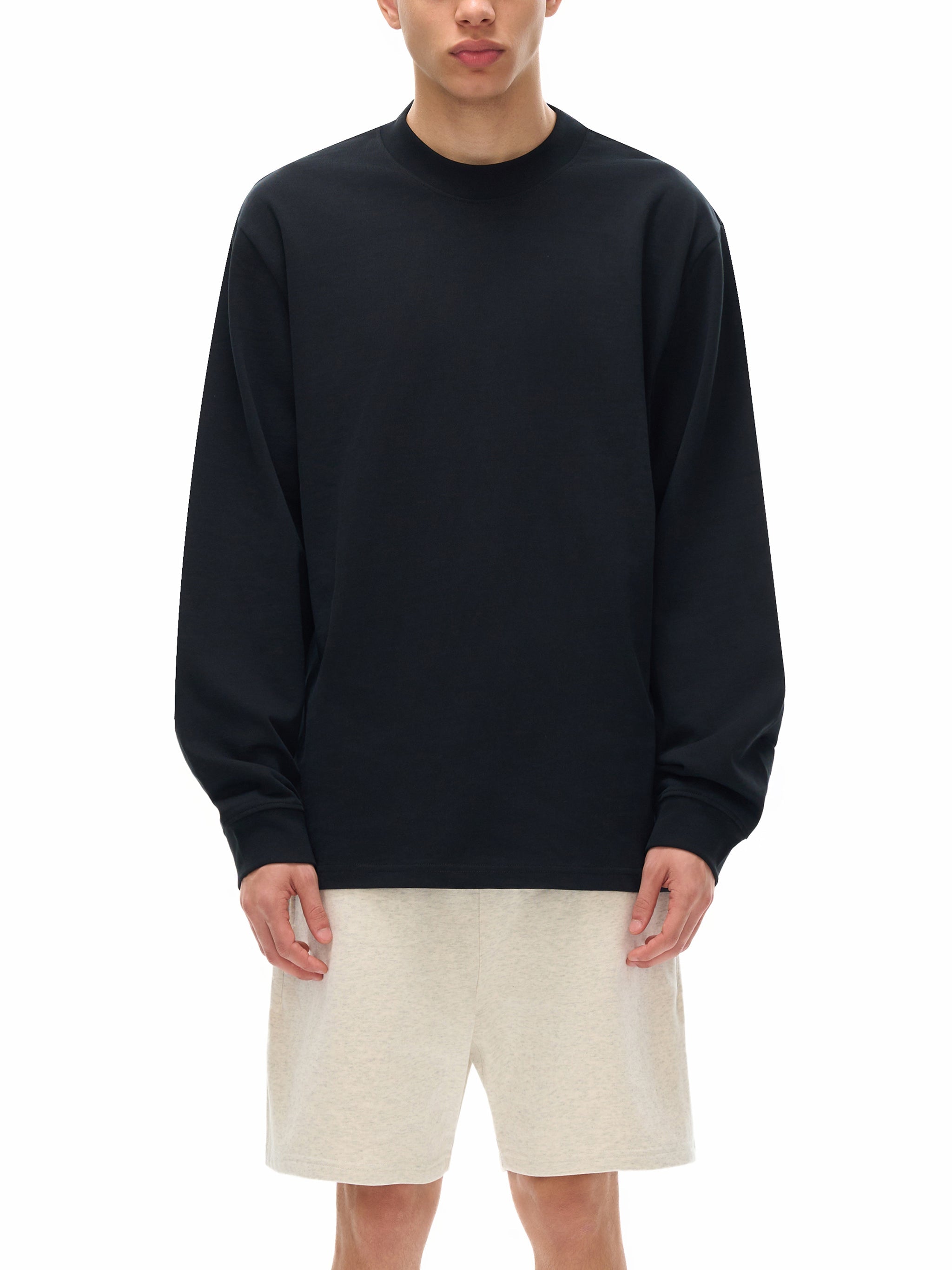 Essential Non - Shrink Mock Neck Sweatshirt - Arma Dei